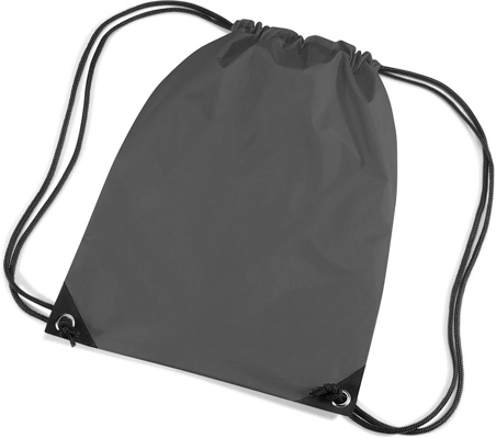 Sac à dos léger gris foncé sans broderie