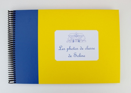 Album photos de classe bicolore au choix