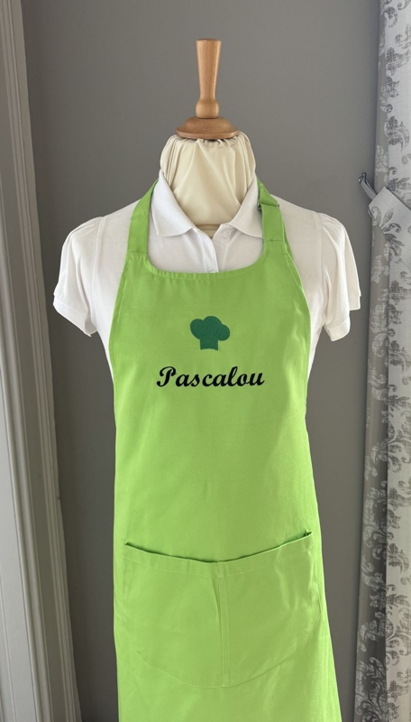 Homes Tablier De Cuisine Rglable Avec Poches Et Porte-serviettes 68x85 Cm Coton Recycl Cologique