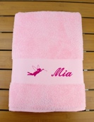 Drap de bain personnalisé avec motif