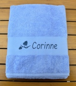 Drap de bain avec motif personnalisée