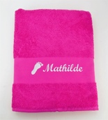 Serviette personnalisée avec motif