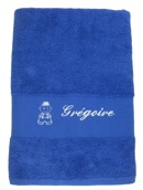 Serviette de toilette personnalisée avec motif