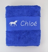 Serviette de toilette personnalisée avec motif