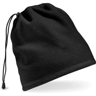 Tour de cou ou bonnet polaire noir