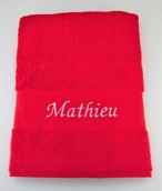 Drap de bain personnalisé