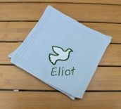 Lange personnalisé avec motif appliqué