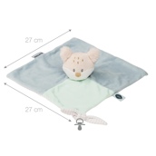 Doudou Renard bleu Nattou personnalisable