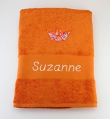 Drap de bain avec motif liberty Drap de bain avec motif liberty