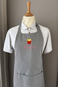 Tablier adulte personnalisé avec paquet de frites Tablier adulte personnalisé avec paquet de frites