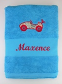 Drap de bain avec motif liberty Drap de bain avec motif liberty