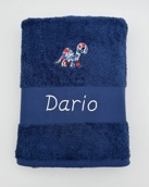 Drap de bain avec motif liberty Drap de bain avec motif liberty