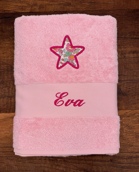 Drap de bain avec motif liberty Drap de bain avec motif liberty