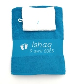 Drap de bain avec motif