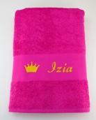 Drap de bain avec motif