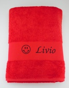 Drap de bain avec motif