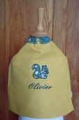 Serviette de table enfant personnalisée évolutive (avec ou sans pressin) VA1
