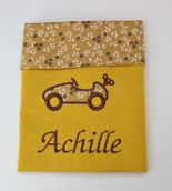 Serviette de table enfant personnalisée évolutive (avec ou sans pressin) VA1