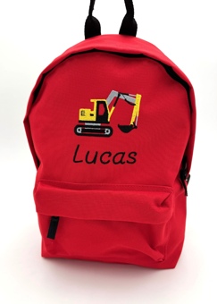 Sac à dos enfant avec tractopelle