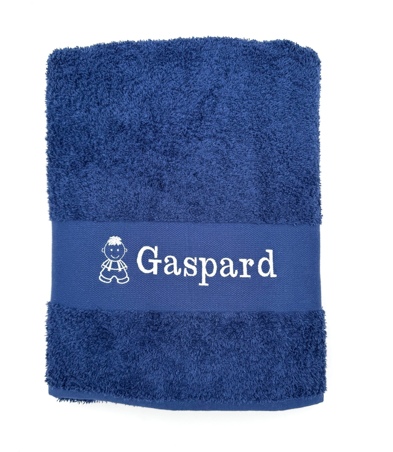 Drap de bain avec motif
