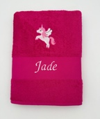 Drap de bain avec licorne