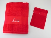 Drap de bain personnalisé