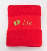 Serviette personnalisée avec motif