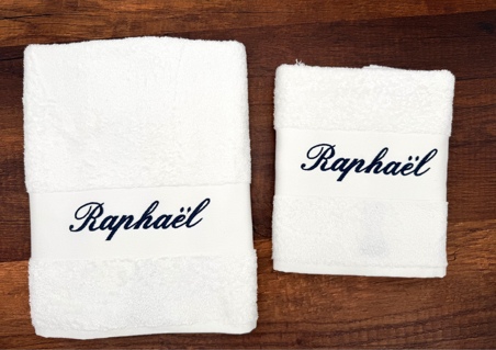Drap de bain personnalisé