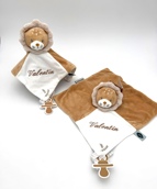 Doudou Lion Ernest Nattou personnalisé Doudou Lion Ernest Nattou personnalisé