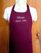 Tablier de cuisine adulte personnalisé Tablier de cuisine adulte personnalisé