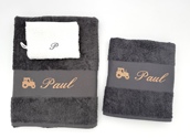 Serviette avec motif personnalisée Serviette avec motif personnalisée