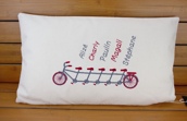 Coussin rectangulaire vélo personnalisé