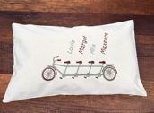 Coussin rectangulaire vélo personnalisé