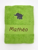 Serviette personnalisée avec motif