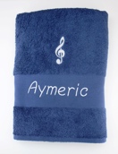 Drap de bain avec grand motif Drap de bain avec grand motif