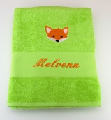 Drap de bain avec grand motif Drap de bain avec grand motif