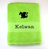 Drap de bain avec grand motif Drap de bain avec grand motif