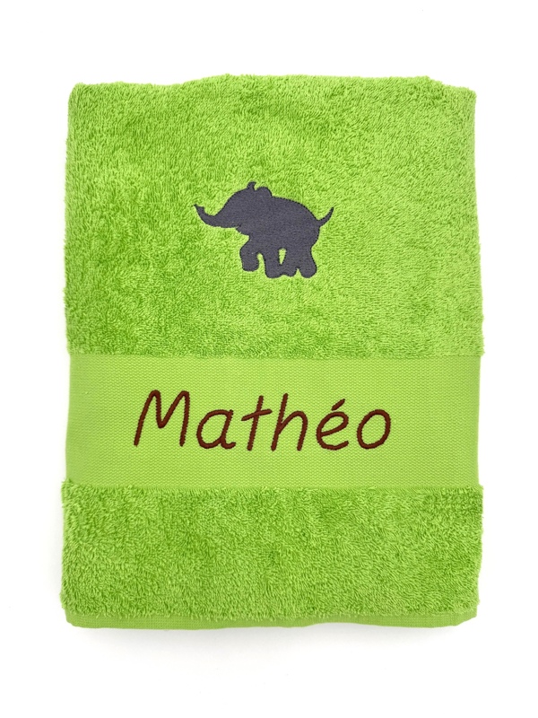 Drap de bain avec grand motif Drap de bain avec grand motif