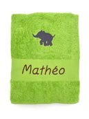 Drap de bain avec grand motif Drap de bain avec grand motif