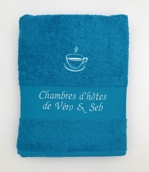 Drap de bain avec grand motif Drap de bain avec grand motif