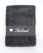 Drap de bain avec motif