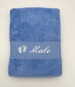 Drap de bain avec motif