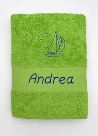 Drap de bain avec grand motif