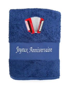 Drap de bain avec accordéon
