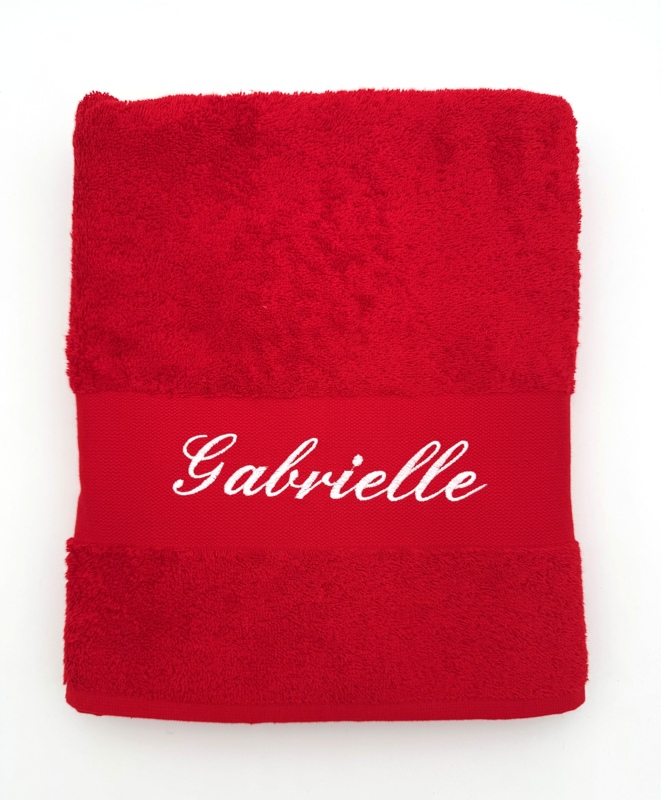 Drap de bain personnalisé