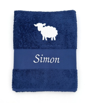 Serviette avec grand motif