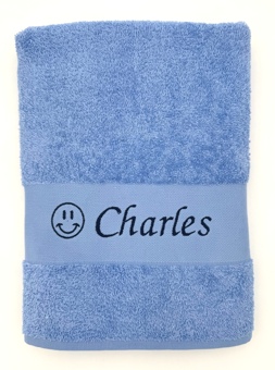 Drap de bain personnalisé avec motif
