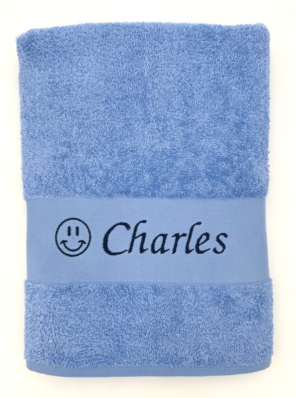 Drap de bain personnalisé avec motif