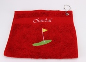 Serviette de golf drapeau Serviette de golf drapeau