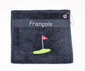 Serviette de golf drapeau Serviette de golf drapeau